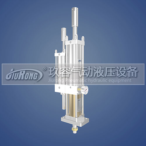 JRD預(yù)壓及增壓行程可調(diào)氣液增壓缸3d圖